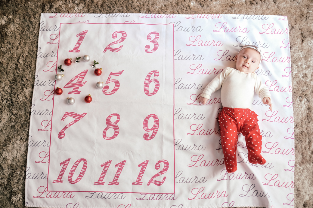 Ensaio familia bebe infantil Laura quarto mes natal