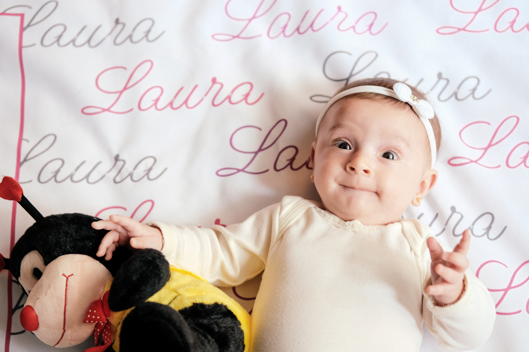 Ensaio familia bebe infantil Laura quarto mes natal