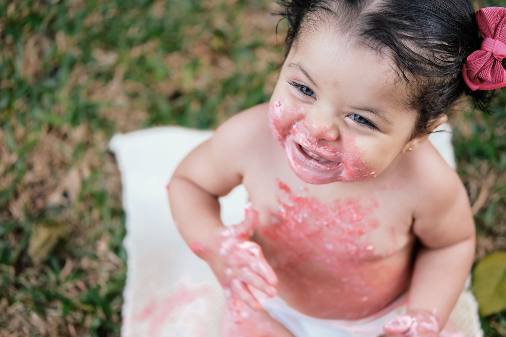 Smash the cake Rafa familia Natalie Eric ensaio familia