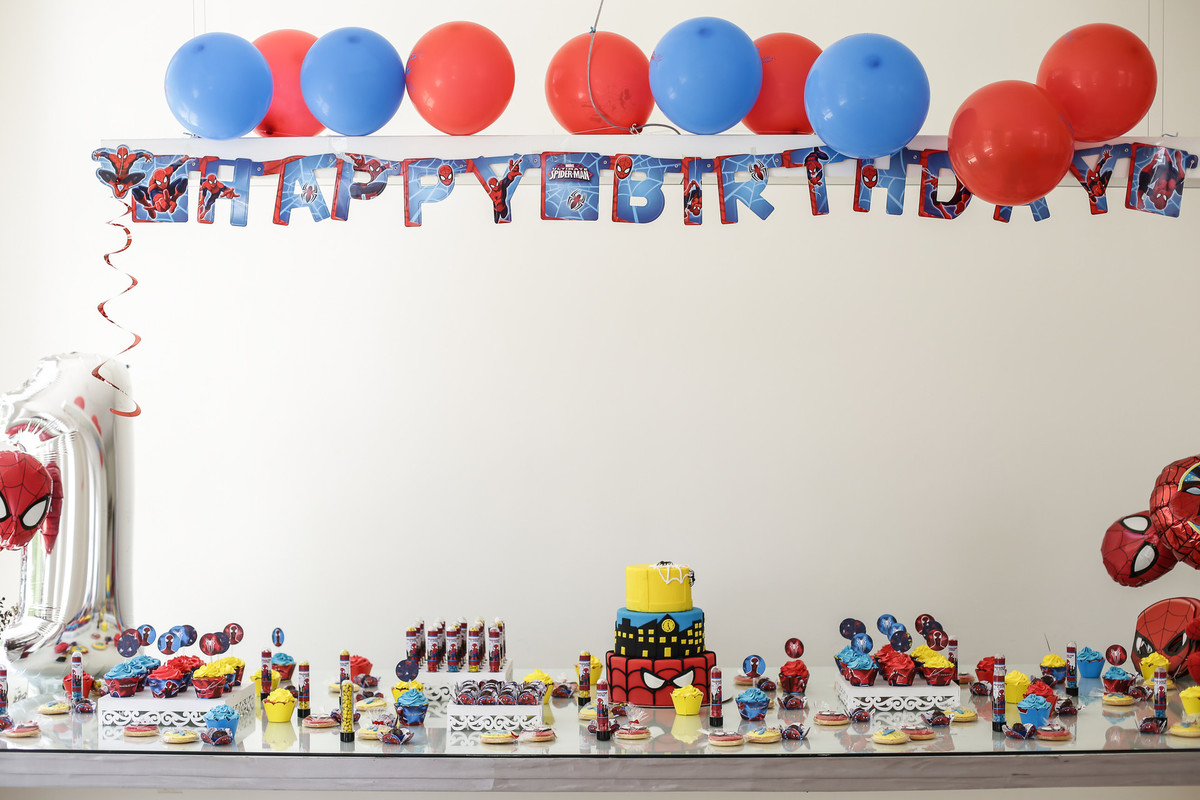 decoração aniversário Homem Aranha Camila São Paulo fotografia