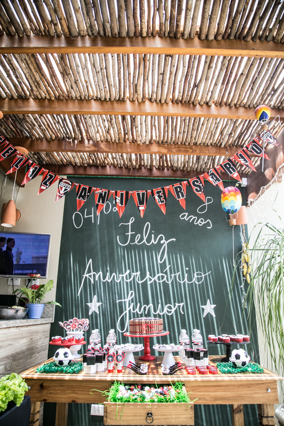 decoração são paulo futebol aniversário