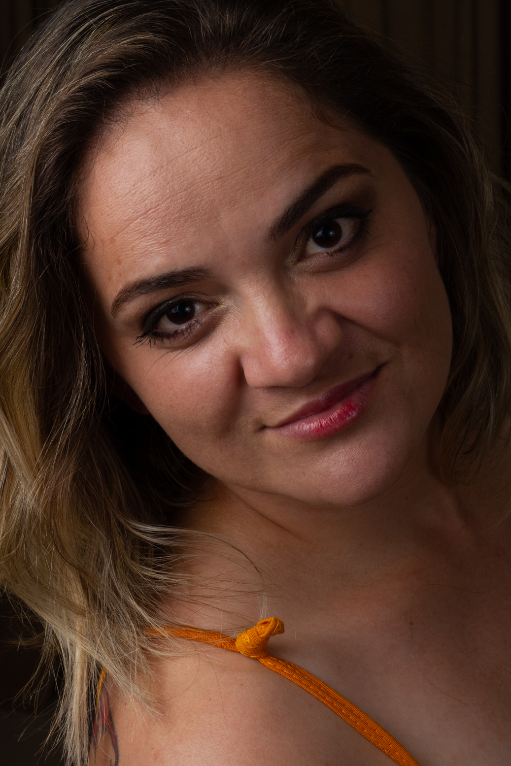 No final, estávamos sentados conversando e mostrando algumas fotos para ela, e de repente a vi congelada, olhando para o display da máquina que mostrava a foto acima, e ela me olhou e disse...
