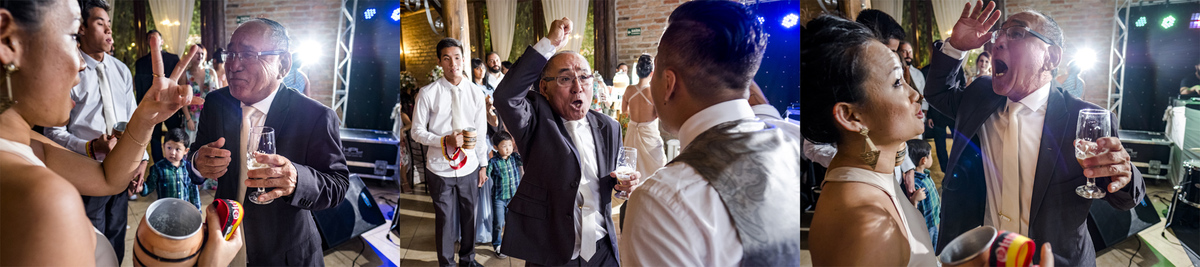 pai da noiva dancendo como louco no casamento realizado em mogi das cruzes sp que fica proximo de sao paulo, sao caetano do sul, sao bernardo do campo, aruja, suzano, guaratingueta, 