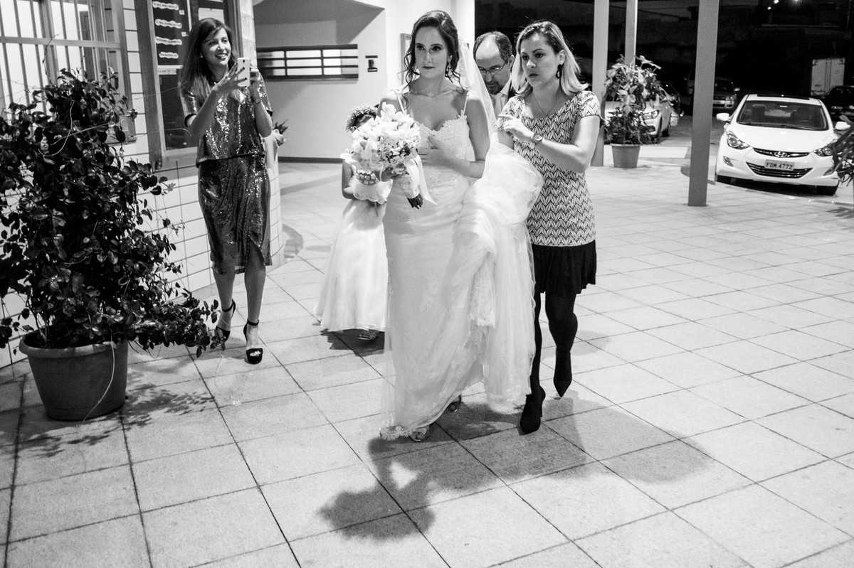 caminhando para a cerimonia