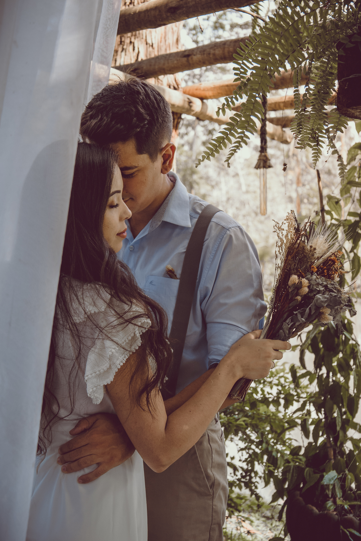 Bárbara e Samuel - Ensaio de casal no Sítio Vale em Divinópolis