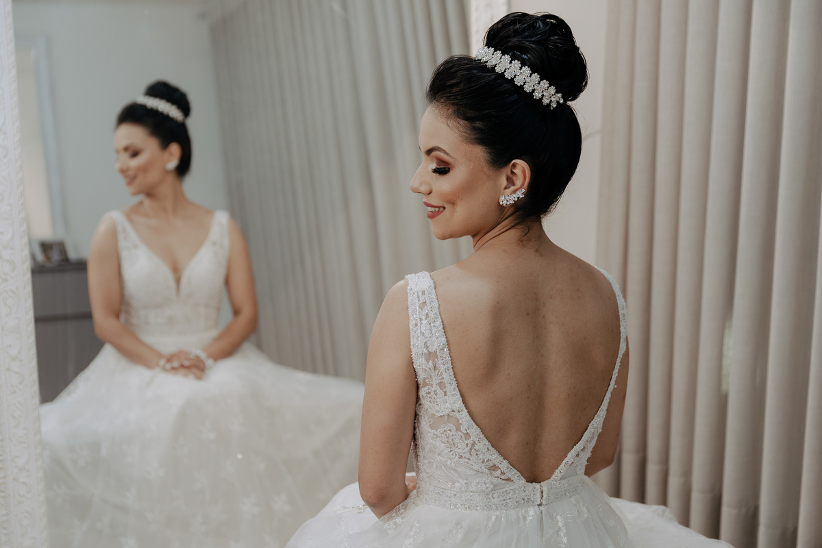 PREPARACAO DA BELEZA DA NOIVA DANI REALIZADA NO STUDIO K EM MARINGA PARANA