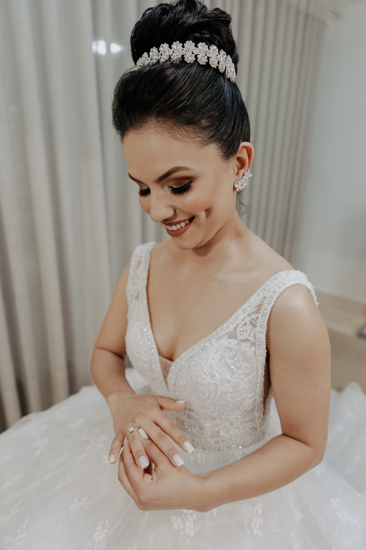 PREPARACAO DA BELEZA DA NOIVA DANI REALIZADA NO STUDIO K EM MARINGA PARANA