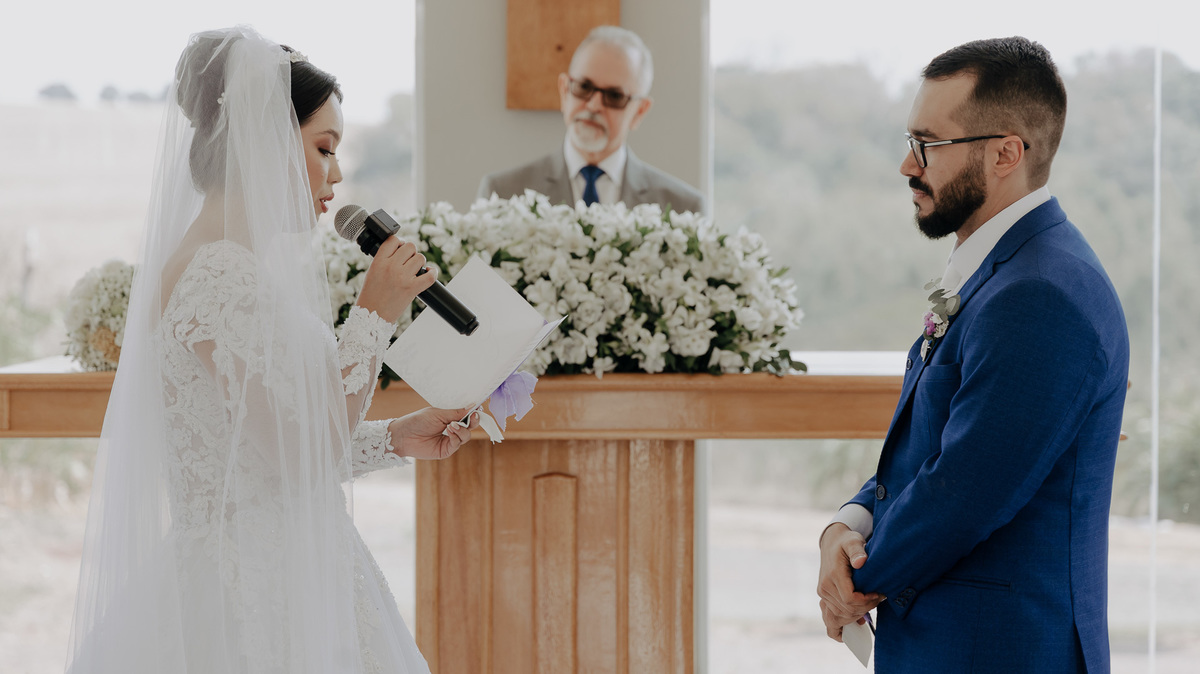 CERIMONIA DE CASAMENTO NA CAPELA DO LALINDA EVENTOS EM MARINGA PARANA