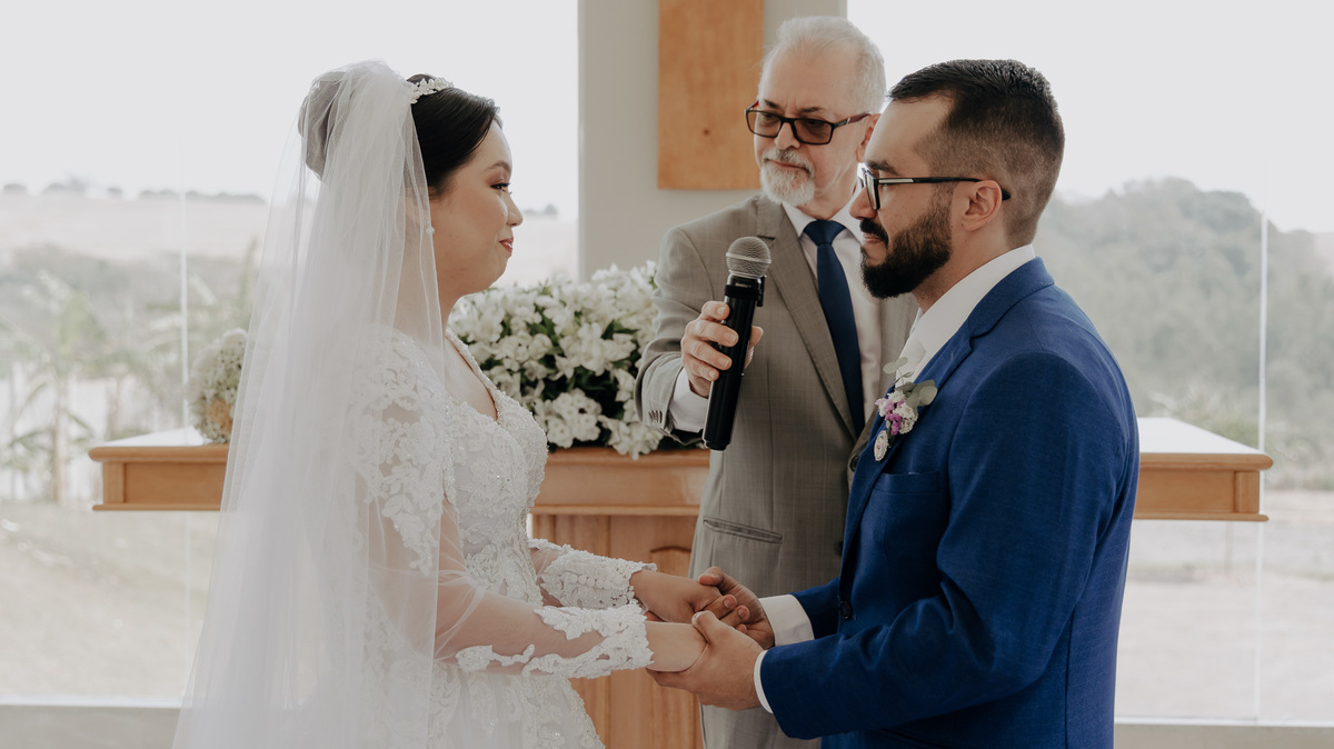 CERIMONIA DE CASAMENTO NA CAPELA DO LALINDA EVENTOS EM MARINGA PARANA