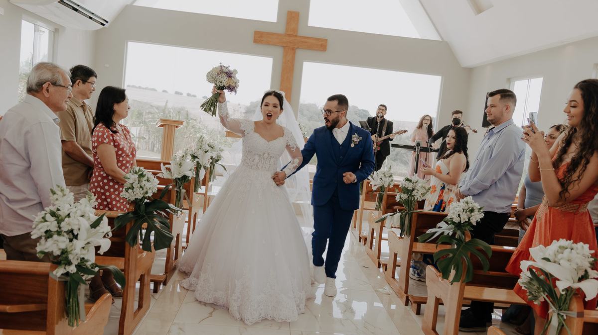CERIMONIA DE CASAMENTO NA CAPELA DO LALINDA EVENTOS EM MARINGA PARANA