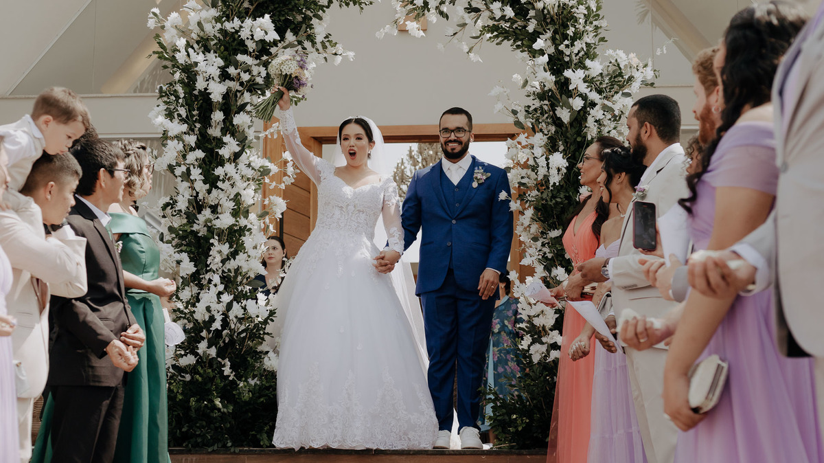 CERIMONIA DE CASAMENTO NA CAPELA DO LALINDA EVENTOS EM MARINGA PARANA