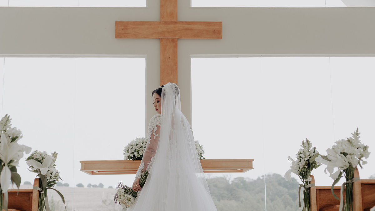 CERIMONIA DE CASAMENTO NA CAPELA DO LALINDA EVENTOS EM MARINGA PARANA