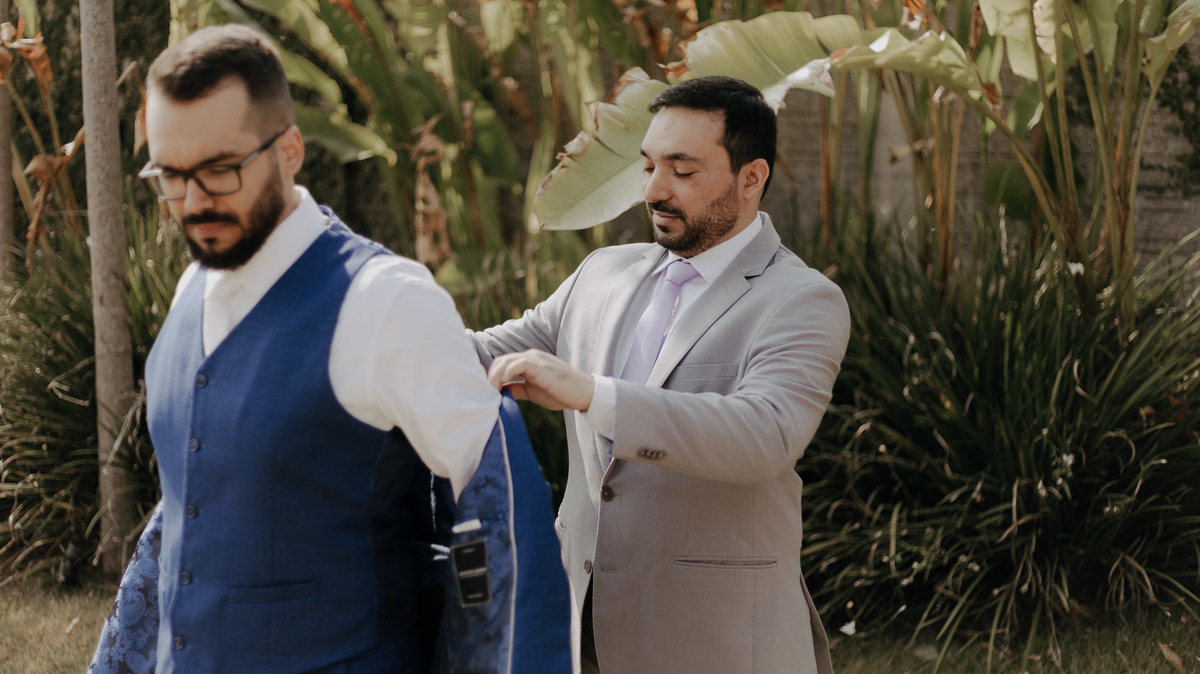 MAKING OF DO NOIVO REALIZADO NO LALINDA EVENTOS EM MARINGA SÃO DOMINGOS PARANA