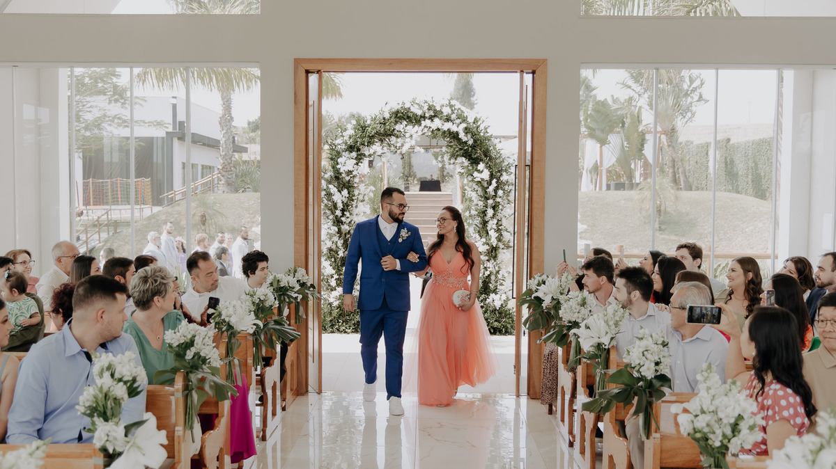 CERIMONIA DE CASAMENTO NA CAPELA DO LALINDA EVENTOS EM MARINGA PARANA