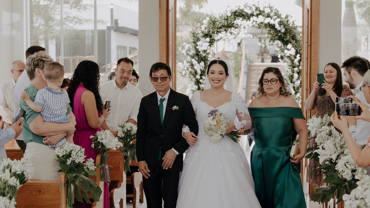 CERIMONIA DE CASAMENTO NA CAPELA DO LALINDA EVENTOS EM MARINGA PARANA