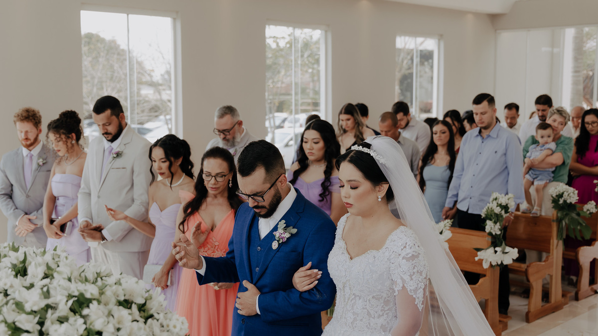 CERIMONIA DE CASAMENTO NA CAPELA DO LALINDA EVENTOS EM MARINGA PARANA