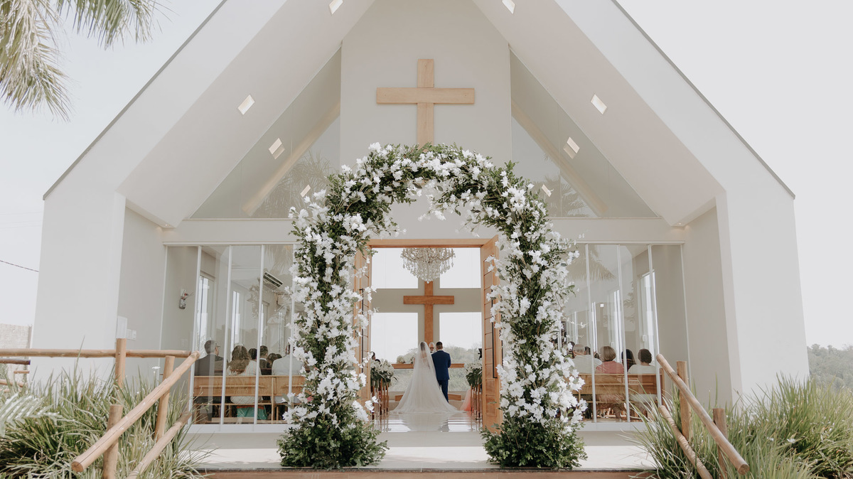 CERIMONIA DE CASAMENTO NA CAPELA DO LALINDA EVENTOS EM MARINGA PARANA