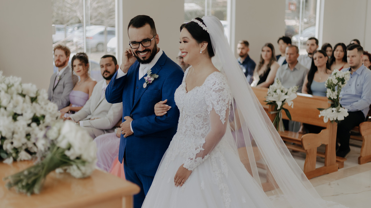 CERIMONIA DE CASAMENTO NA CAPELA DO LALINDA EVENTOS EM MARINGA PARANA