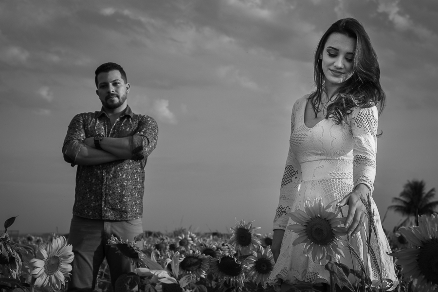 ENSAIO FOTOGRAFICO DE CASAL EM MARIALVA EM CAMPO DE GIRASSOL GIRASSOIS FLORES MARINGA MANDAGUACU