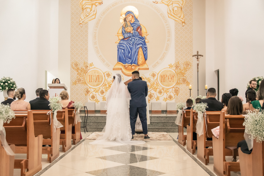 CERIMONIA DE CASAMENTO NA CAPELA IRMA DULCE EM MARINGA NO PARANA