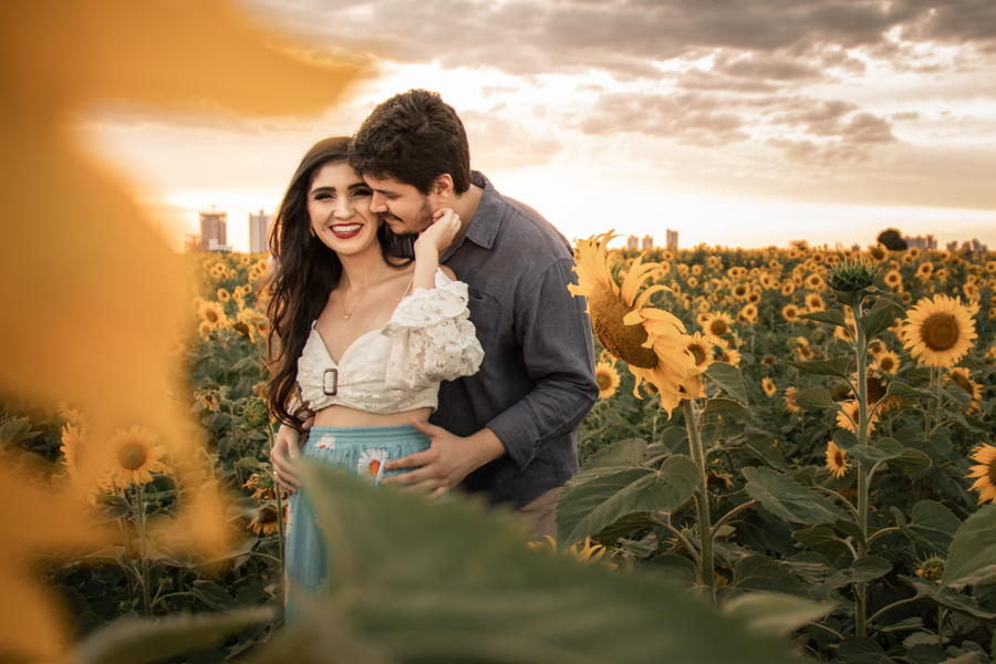 ENSAIO FOTOGRAFICO NA PLANTACAO DE GIRASSOIS EM MARINGA