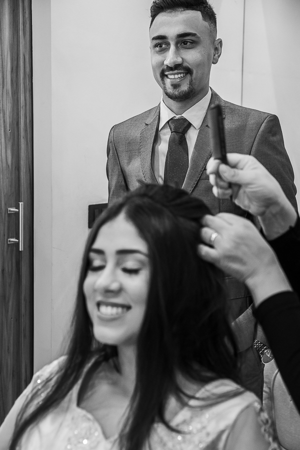 MAKING OF DA NOIVA PAOLA EM MARINGA NO SALAO DE BELEZA CAMARIM NA JK