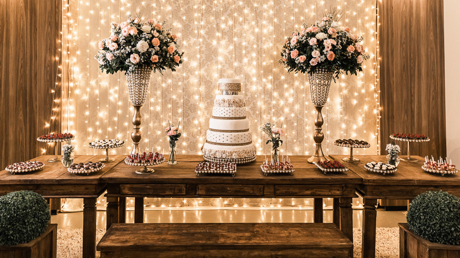 RECEPCAO DE CASMENTO CATOLICO REALIZADO EM MARINGA PARANA ESPACO BARUCK EVENTOS