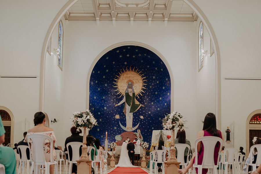CERIMONIA DE CASAMENTO CATOLICA REALIZADO NA PAROQUIA NOSSA SENHORA APARECIDA EM MANDAGUARI PARANA E FOTOGRAFADO POR LUCAS DREHER E ALINE DREHER
