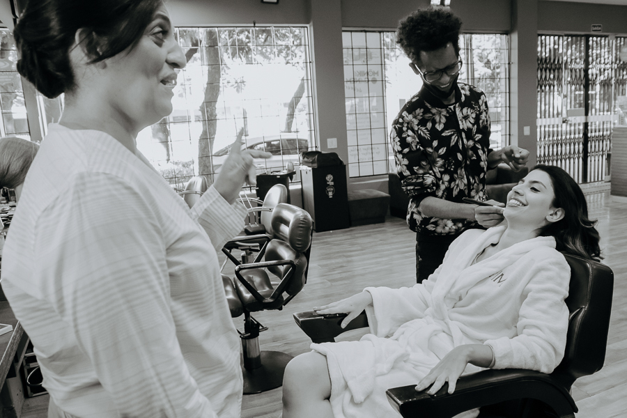 MAKING OF DA NOIVA REALIZADO NO SALÃO DE BELEZA MONIKA GANEM EM MARINGA PARANA