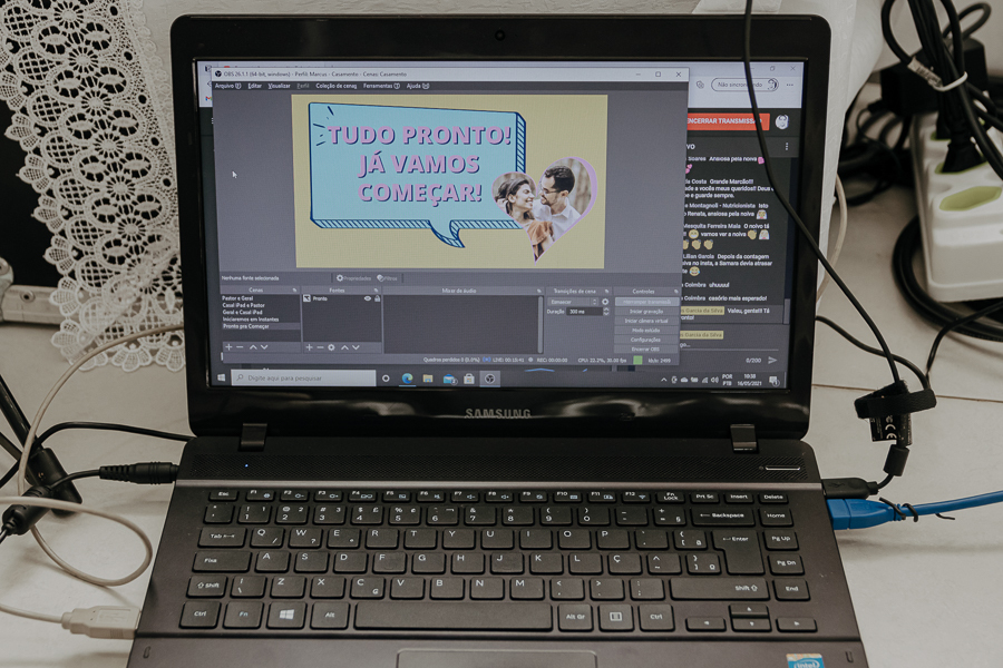 CERIMONIA DE CASAMENTO EMOCIONANTE REALIZADA EM SALAO DE FESTAS EM MARINGA PARANA E FOTOGRAFADO POR LUCAS DREHER E ALINE DREHER