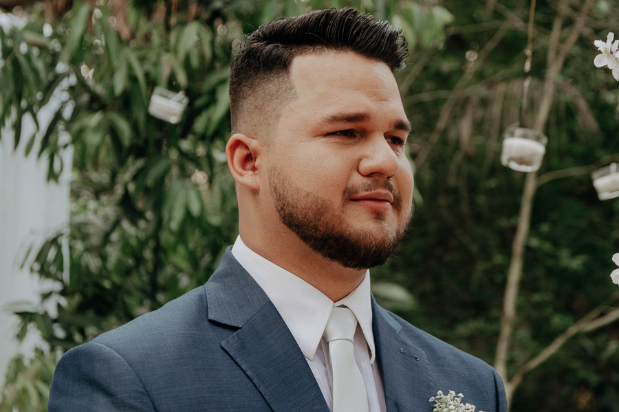 CERIMONIA DE CASAMENTO DURANTE O DIA REALIZADO NO RECANTO PARAISO EM MARINGA NO PARANA E FOTOGRAFADO POR LUCAS DREHER E ALINE DREHER