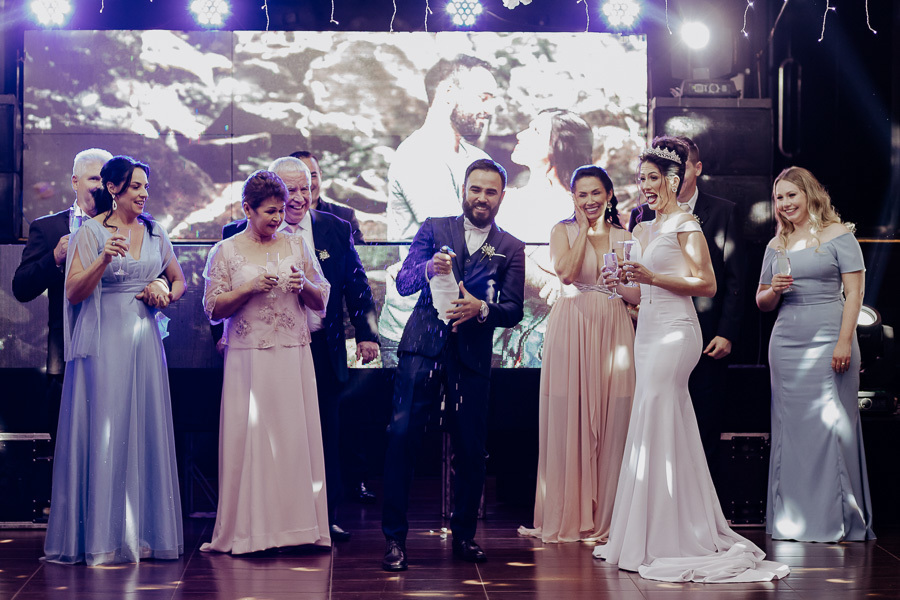 RECEPCAO DE CASAMENTO REALIZADA NA AFMM ASSOCIACAO DOS FUNCIONARIOS MUNICIPAIS DE MARINGA EM MARINGA NO PARANA E FOTOGRAFADO POR LUCAS DREHER