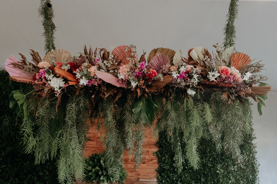 DECORAÇÃO DE RECEPCAO DE CASAMENTO NO ESTILO BOHO REALIZADO NO SALAO DE EVENTOS LALINDA EM SAO DOMINGOS MARINGA PARANA