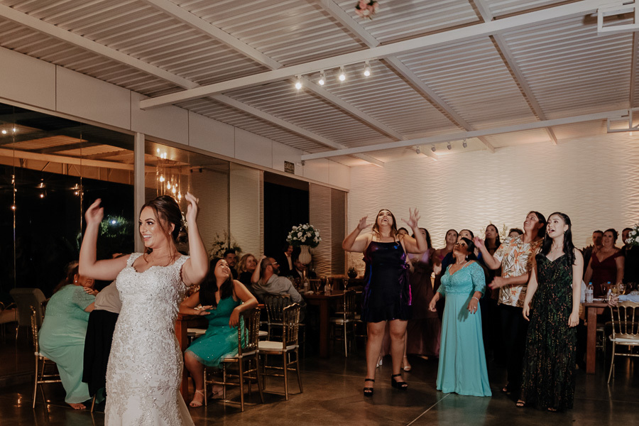RECEPÇÃO DE CASAMENTO REALIZADO NO SALAO DO MANANCIAL VALE AZUL EM SARANDI NO PARANA