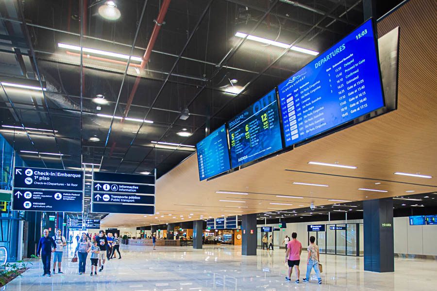Área interna do Aeroporto