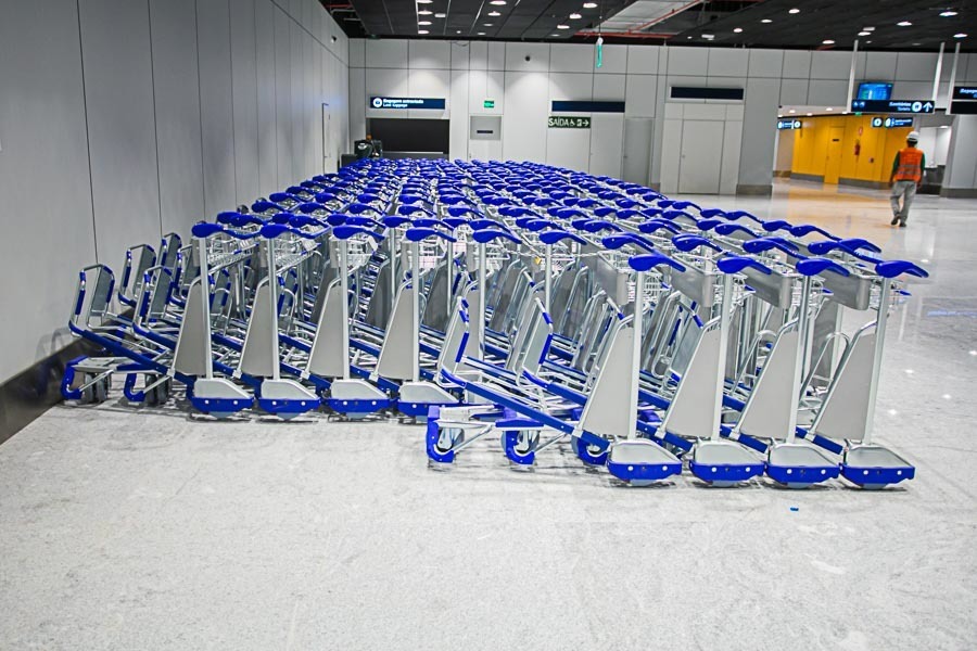 Carrinhos para carregar bagagens