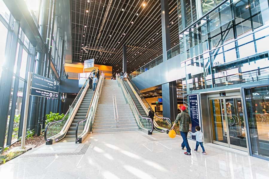 Interior do aeroporto