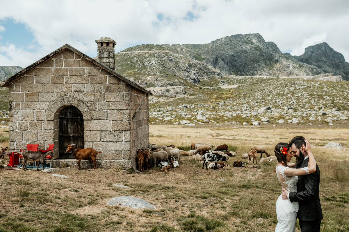 Sessão de noivos Serra da Estrela