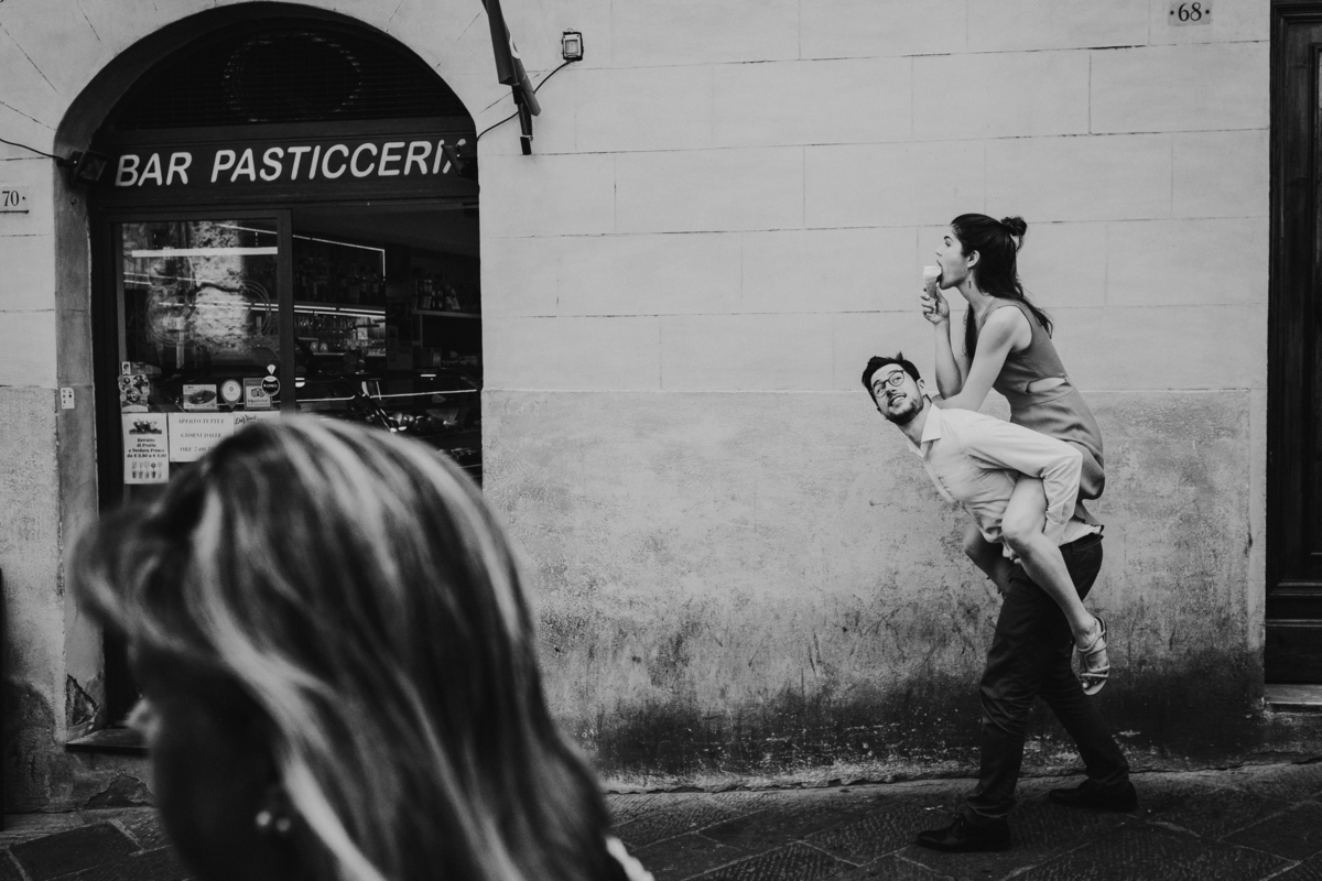 Sessão de namoro na Toscana