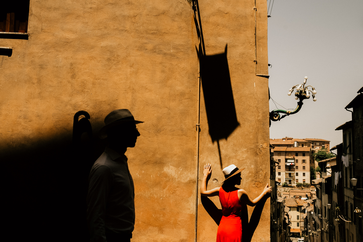 Sessão de namoro na Toscana