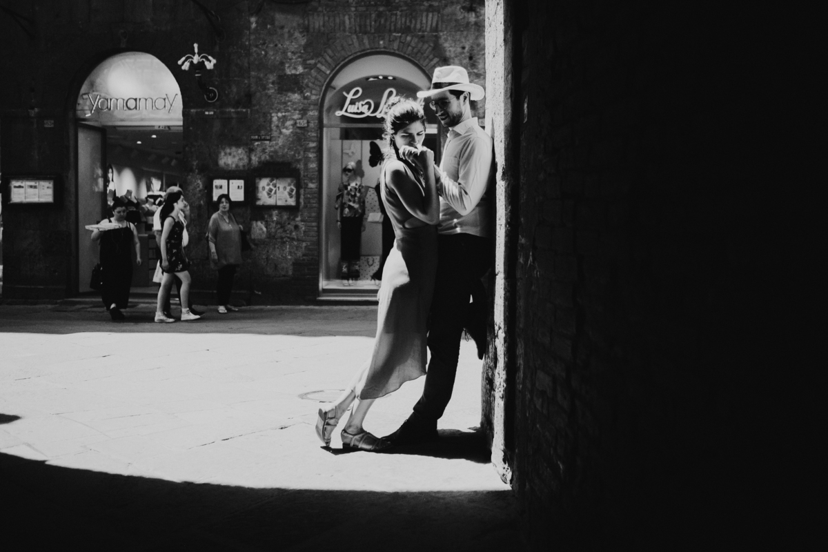 Sessão de namoro na Toscana