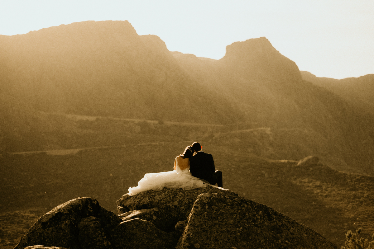 Sessão de noivos na Serra da Estrela