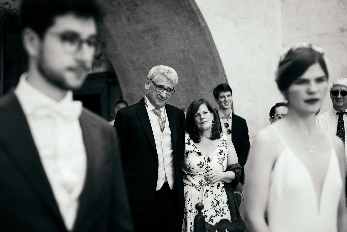Cerimónia de casamento em Certaldo Alto