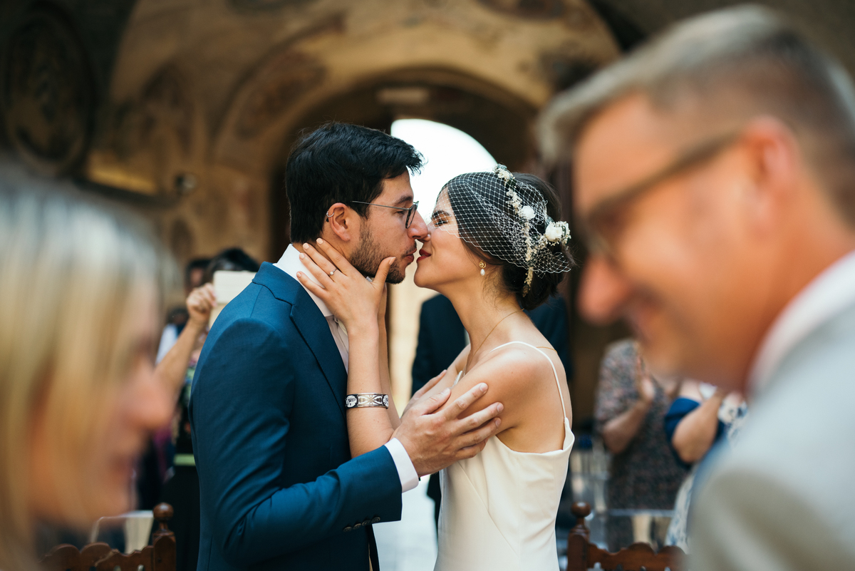 Cerimónia de casamento em Certaldo Alto
