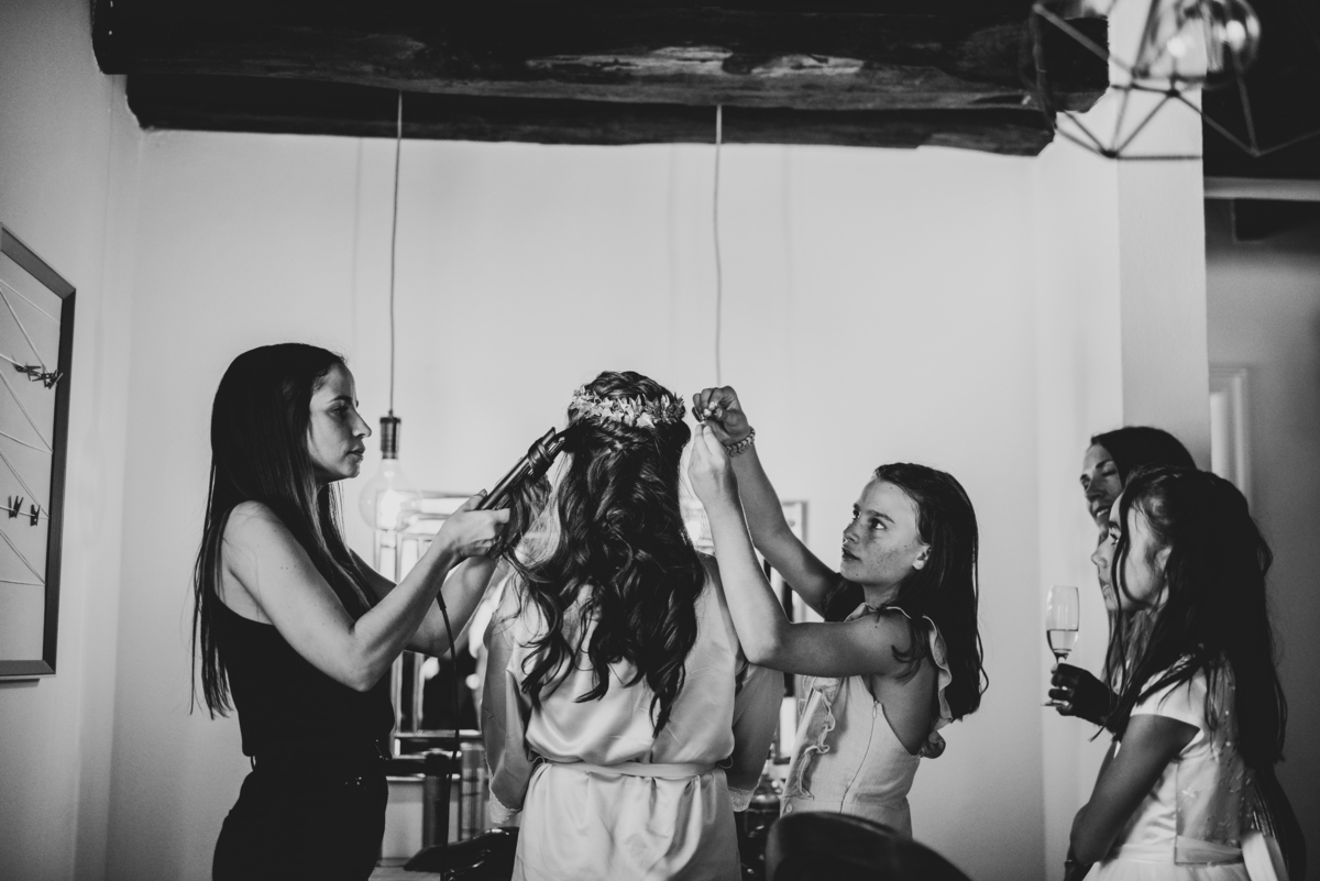 Preparação da noiva Quinta da Bichinha