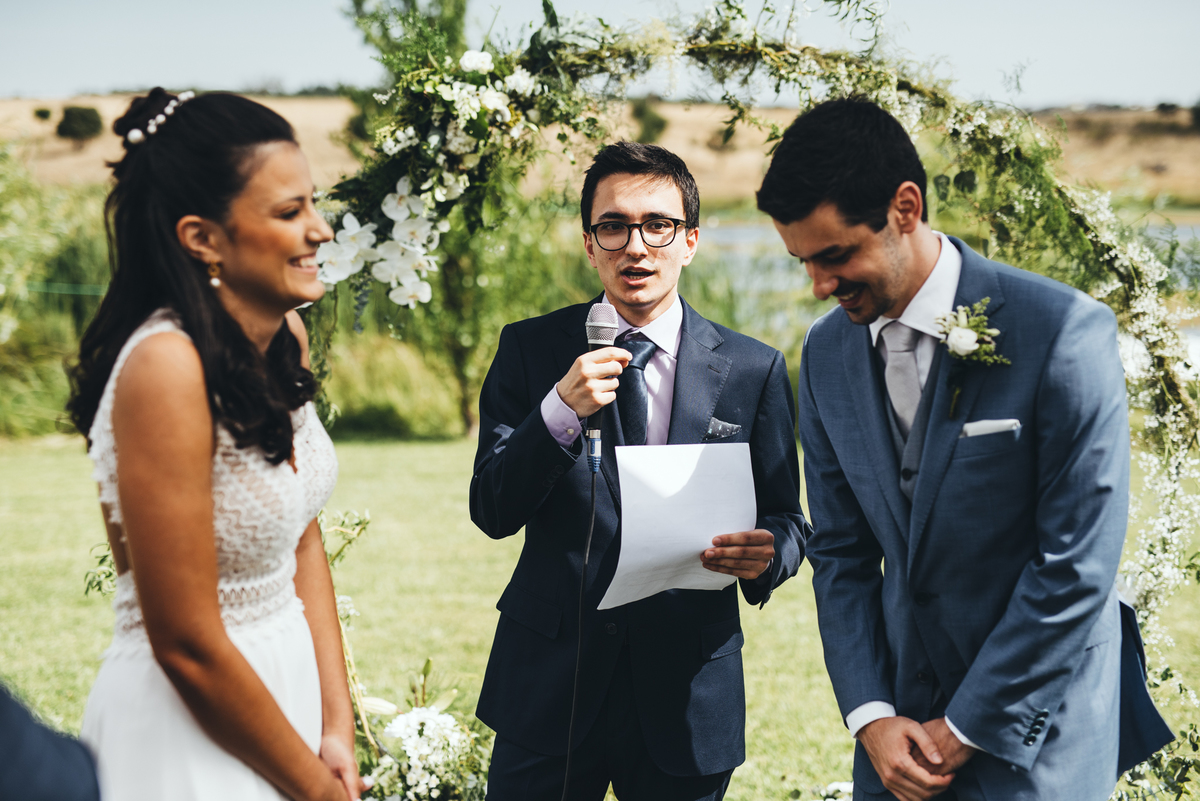 Cerimónia de casamento em Herdade da Urgueira