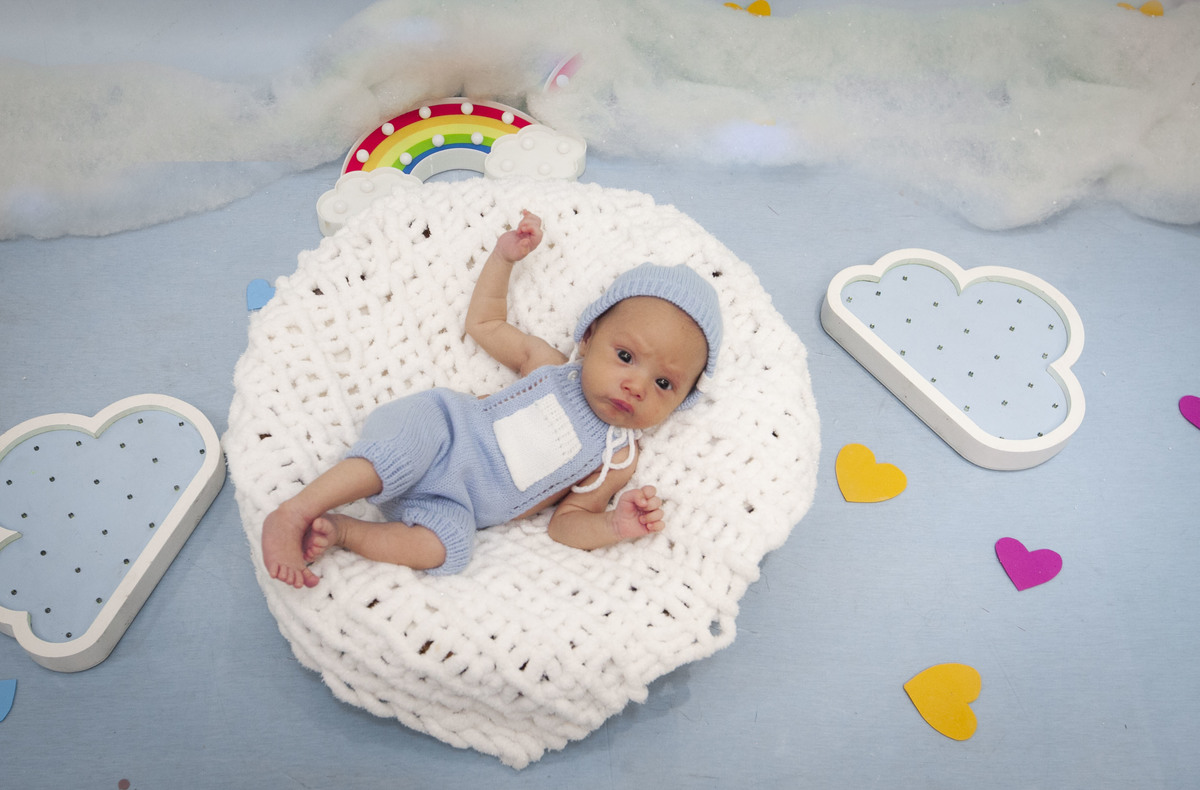Ensaio infantil Chuva de Benção