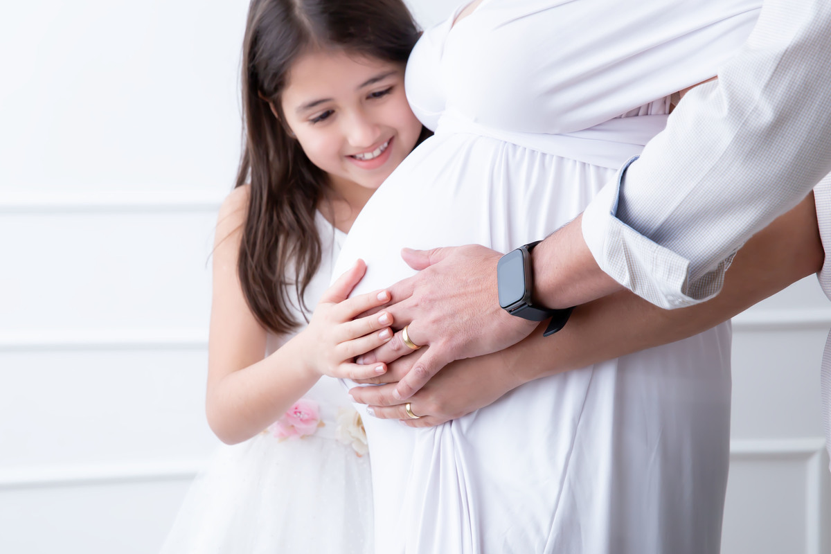 Ensaio de Gestante foto da barriga