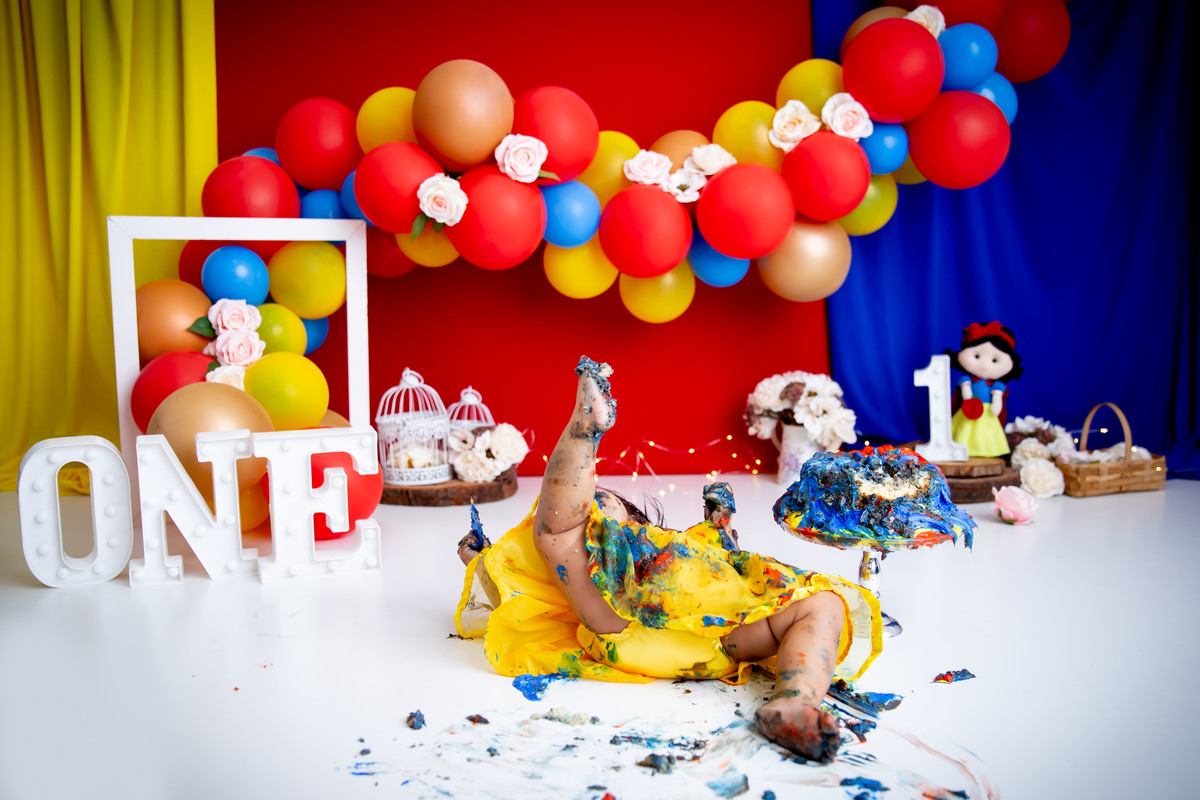 Ela comeu até se acabar