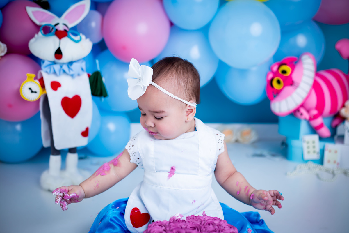 Book Fotografico da Alice no país das maravilhas